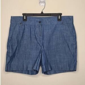 Isaac Mizrahi New York blue cotton shorts - 12